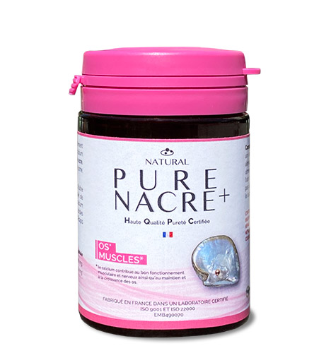 Natural Pure Nacre - Nacre dosée à 38,8% de calcium